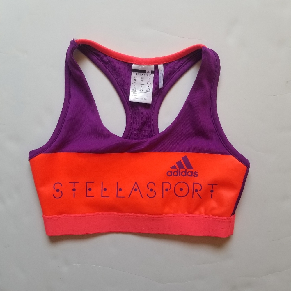 Adidas Stellasport sports bra Purple Orange XS
